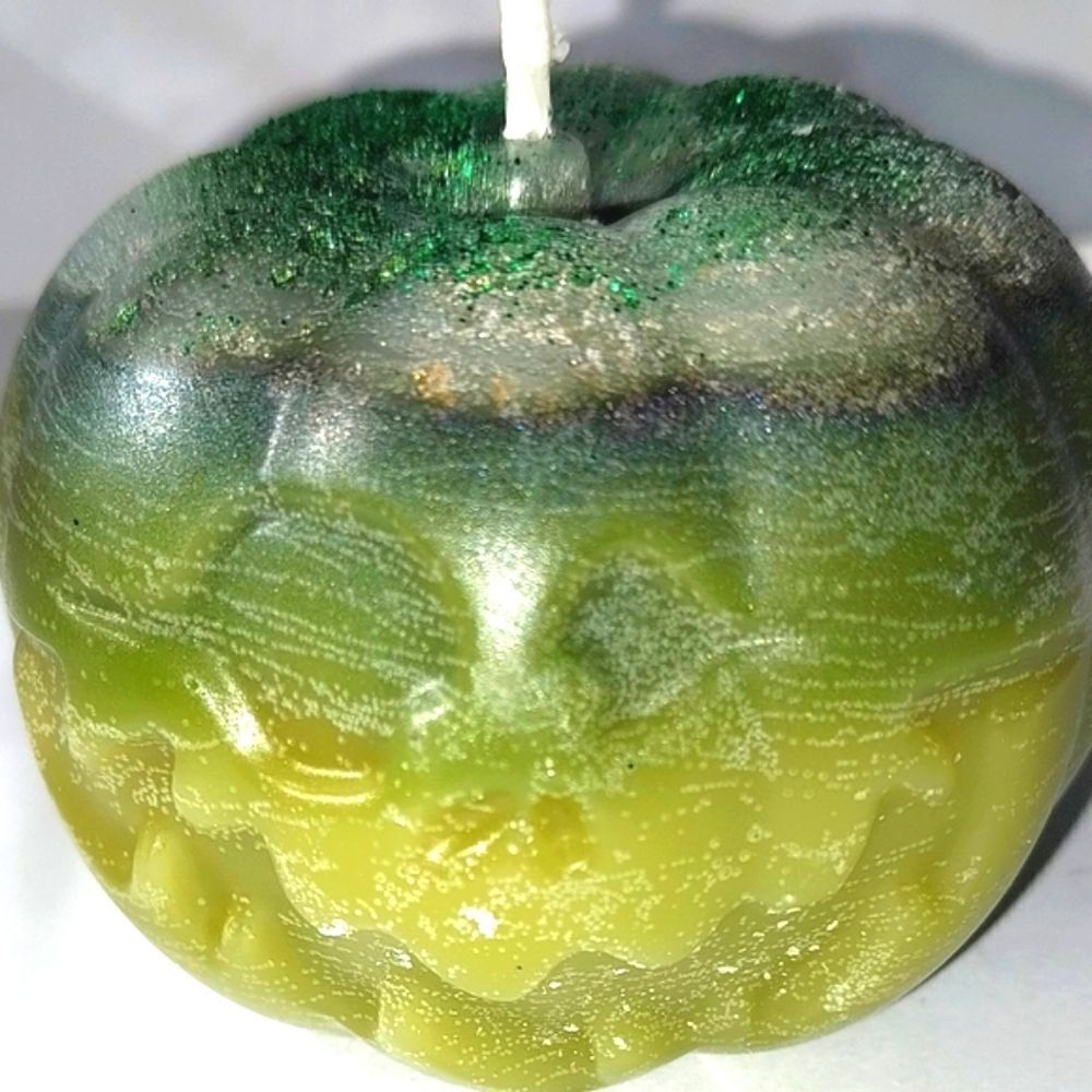 Hand crafted limited edition pumpkin candle from our spooky candle collection